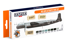 Hataka Hobby HTK-CS110 Mid-War Luftwaffe Paint Set (8x17ml) – Bild 2