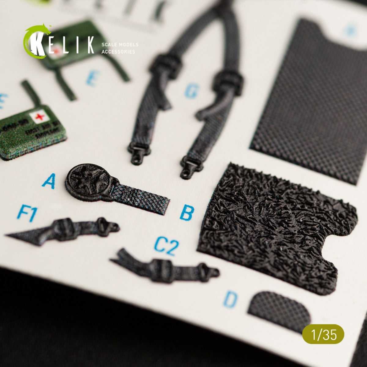 KELIK K35016 HH-60H RESCUE HAWK INTERIOR 3D DECALS FOR KITTY HAWK KIT 1/35 – image 9