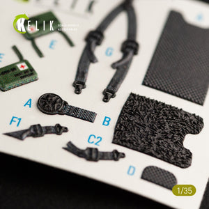 KELIK K35016 HH-60H RESCUE HAWK INTERIOR 3D DECALS FOR KITTY HAWK KIT 1/35 – image 9