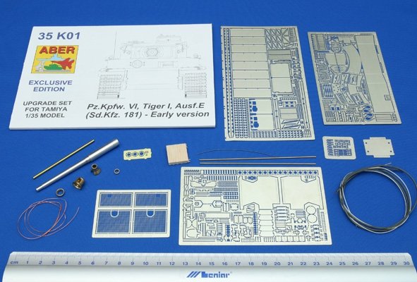 Aber 35K01 German heavy tank Pz. Kpfw. VI, Tiger I, Ausf. E (Sd.Kfz.181) - early version 1/35 – obrázek 2