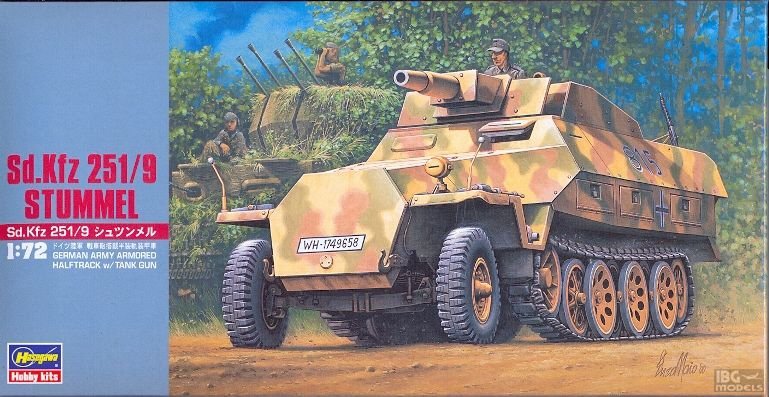 Hasegawa MT46 German Sdkfz 251/9 Stummel 1/72