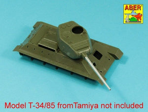 Aber 48L-39 85 mm ZiS-S-53 L/51 barrel for T-34/85 tank model 43/44 1/48 – immagine 3