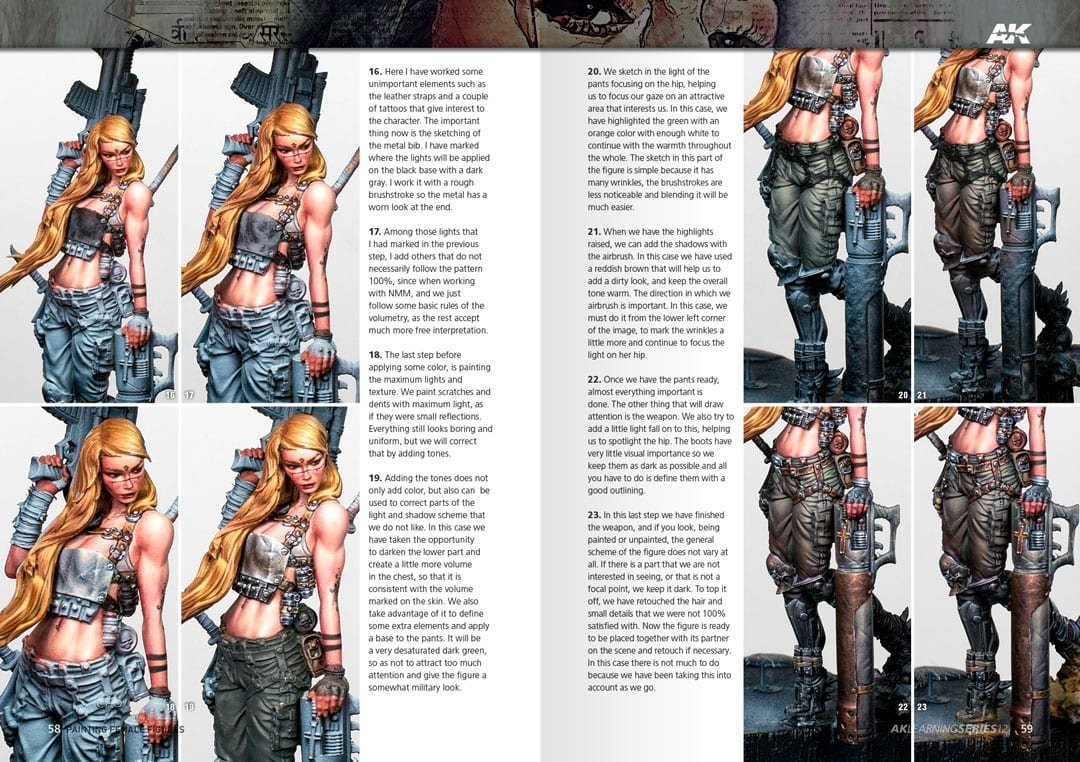 AK Interactive AK520 Learning 12 Painting Female Figures English – obrázek 8