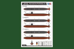 Hobby Boss 83530 USS Los Angeles Class SSN-688/VLS/688I 3 in1 1/350 – obrázek 3