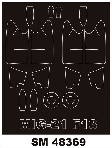 Montex SM48369 MiG-21F-13 TRUMPETER (1/48)
