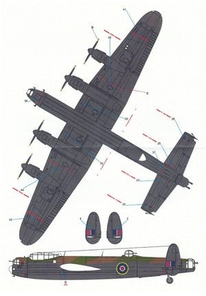 Techmod 72166 Avro Lancaster B Mk. I 1/72 – obrázek 6
