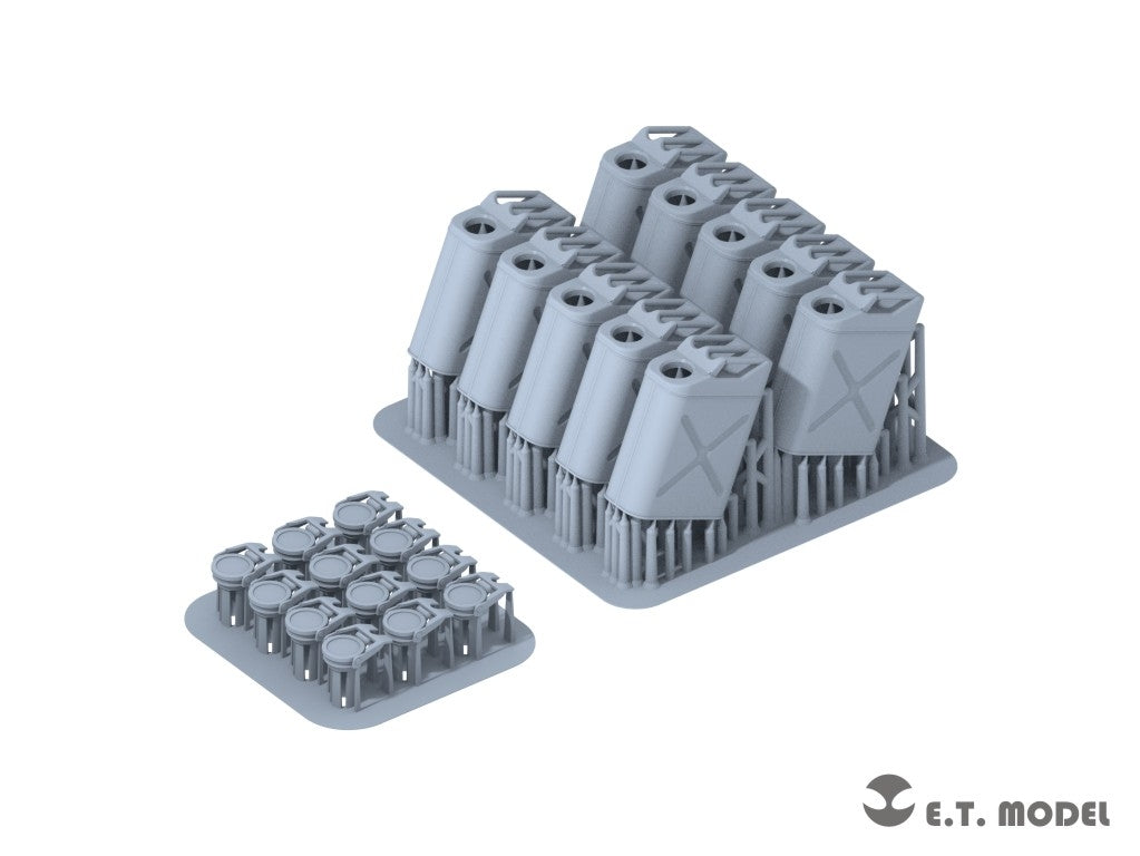ET Model P35-325 WWII USArmy 20L WATER CANS SET 1/35 – immagine 4