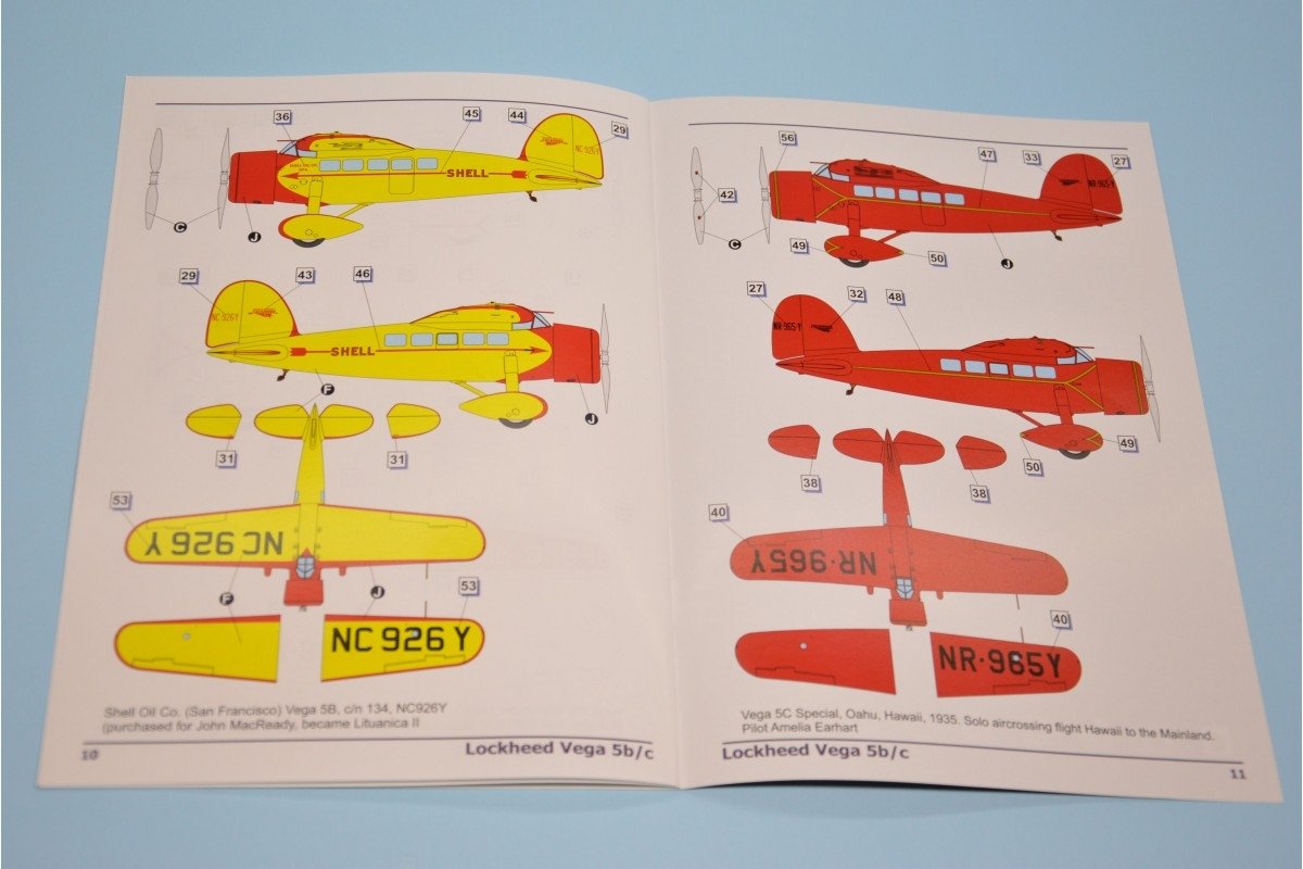 Dora Wings 48024 Lockheed Vega 5C 1/48 – zdjęcie 6