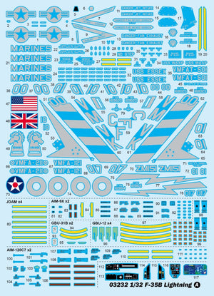 Trumpeter 03232 F-35B Lightning 1/32 – immagine 6