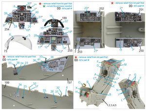 Quinta Studio QD32039 F-4E 3D-Printed &amp;amp; colored Interior on decal paper (Revell) 1/32 – image 13