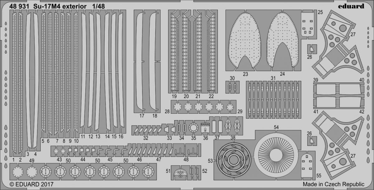 Eduard 48931 Su-17M4 exterior HOBBY BOSS 1/48