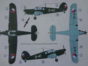 Dora Wings 72003 Percival Proctor Mk.1 Czechoslovakia 1/72 – obrázek 2
