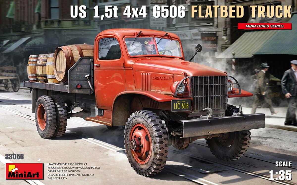 MiniArt 38056 US 1.5t 4×4 G506 FLATBED TRUCK 1/35