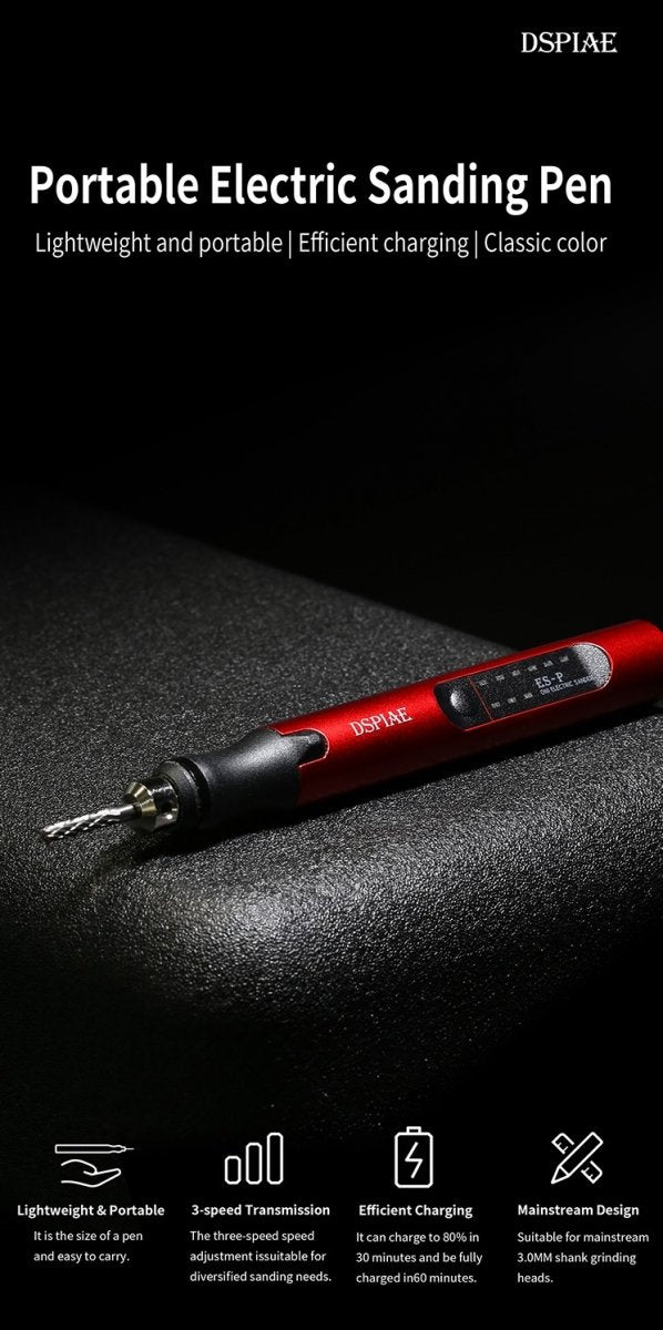 DSPIAE ES-P Portable Electric Sharpening Pen / Electric Engraving Kit