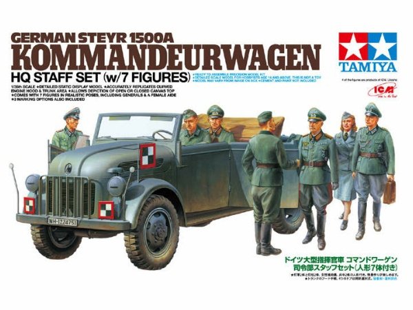 Tamiya 25149 Steyr 1500A allemand / 7 figurines (1/35)