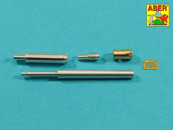 Aber 35L-285 90mm M-36 barrel with cylindrical brake for the American M47 Patton tank with mantlet cover 1/35 – Bild 3