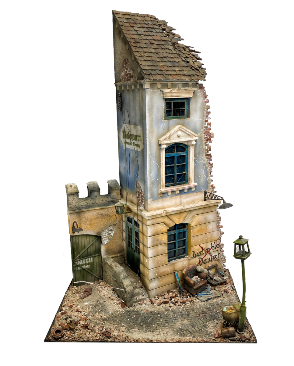 RT-Diorama 35025 Diorama-Base: German Town House 1/35 – image 2