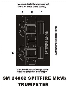 Montex SM24002 Spitfire Mk VB TRUMPETER