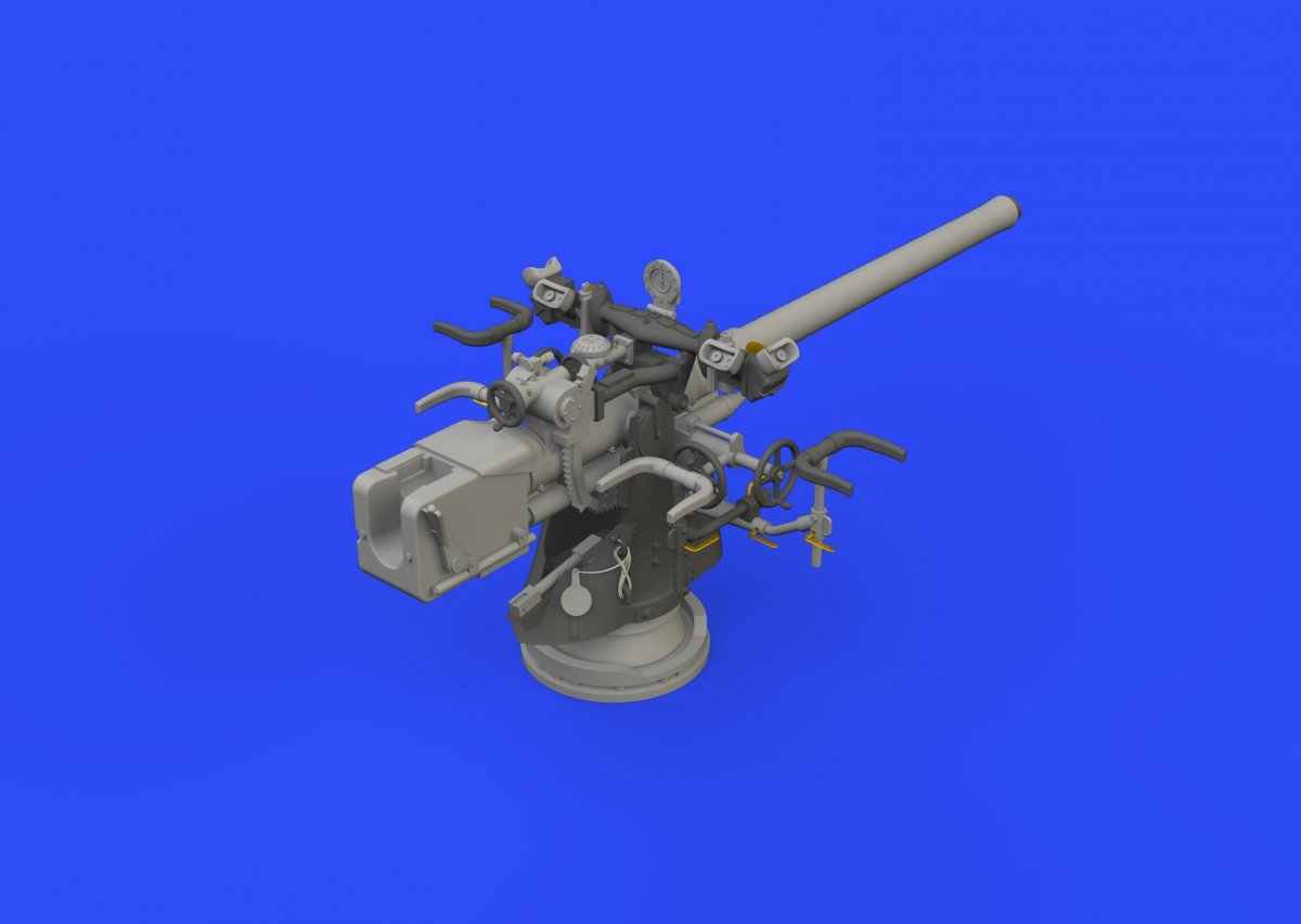 Eduard 648327 German Submarine 8.8cm gun TRUMPETER 1/48 – obrázek 4