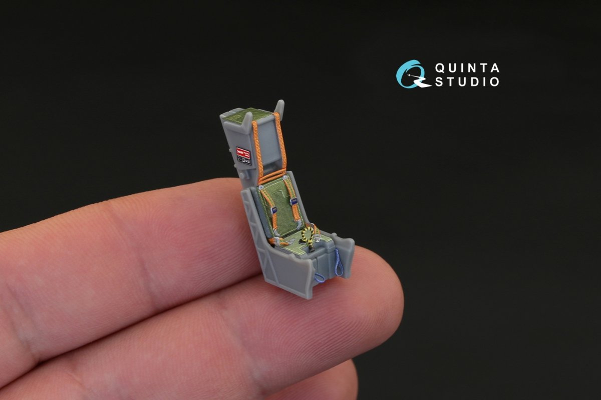 Quinta Studio QD48101 EMB-314 Super Tucano 3D-Printed &amp;amp; colored Interior on decal paper (for HobbyBoss kit) 1/48 – immagine 11
