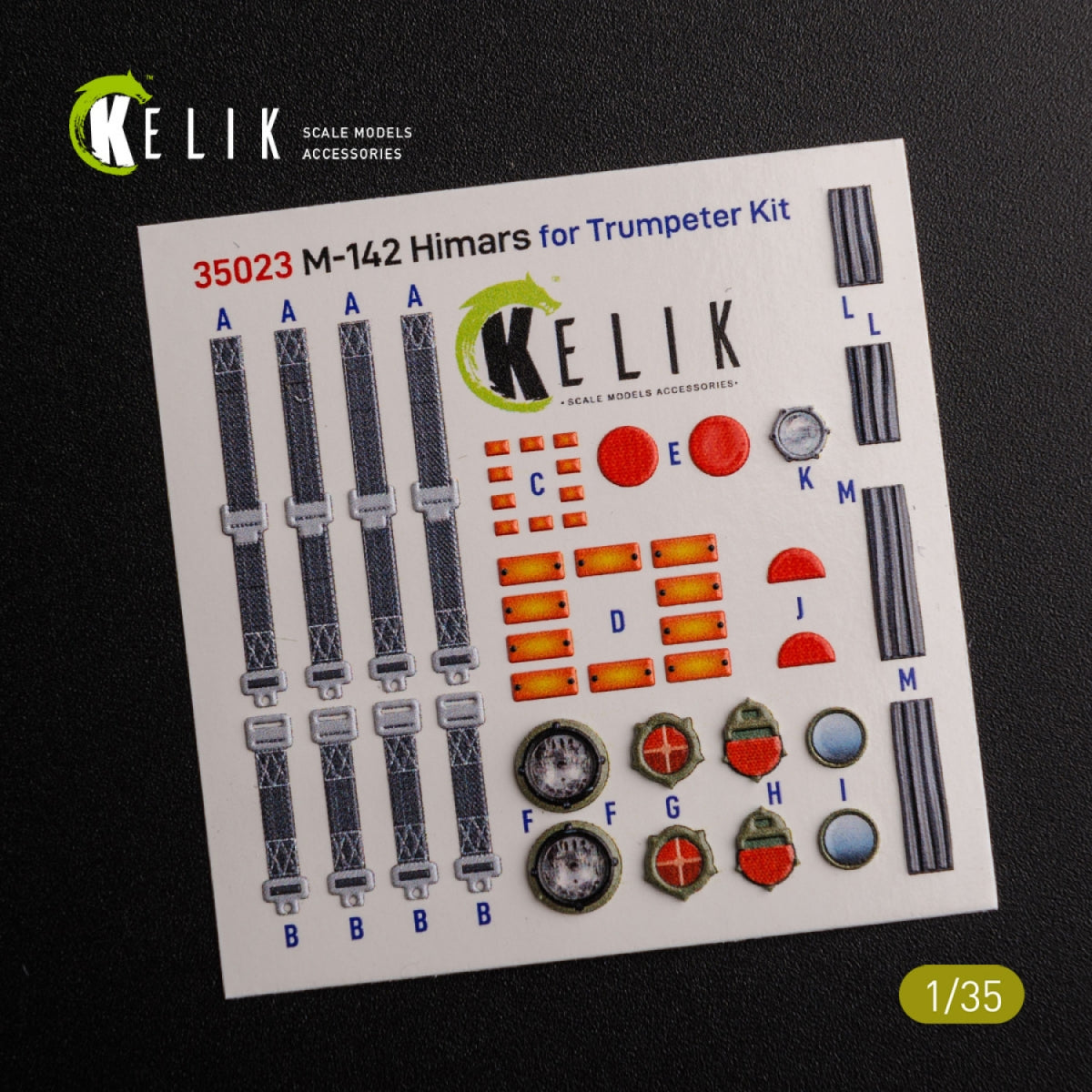 KELIK K35023 M142 HIMARS - Interior 3D Decal and classic Decal for Trumpeter kit 1/35 – Bild 4