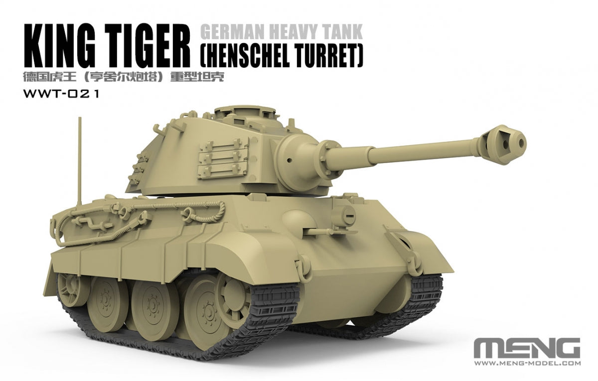 Meng Model WWT-021 World War Toons King Tiger (Henschel Turret) German Heavy Tank – image 2