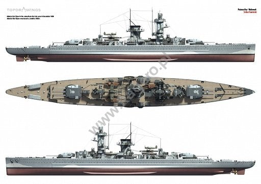 Kagero 7022 The German Pocket Battleship Admiral Graf Spee EN/PL – obrázek 5