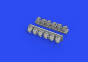 Eduard 632161 P-40E exhaust stacks TRUMPETER 1/32 – Bild 3