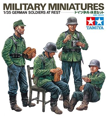 Tamiya 35129 German Soldiers at Rest 1/35
