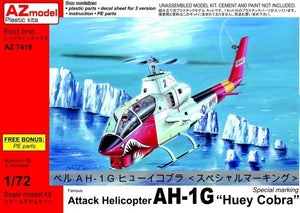 AZmodel AZ7418 Attack Helicopter AH-1G Late &amp;quot;Huey Cobra&amp;quot; Special marking 1/72