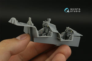 Quinta Studio QDS-48405 F-14D 3D-Printed &amp;amp; colored Interior on decal paper (Hobby Boss) (Small version) 1/48 – image 10