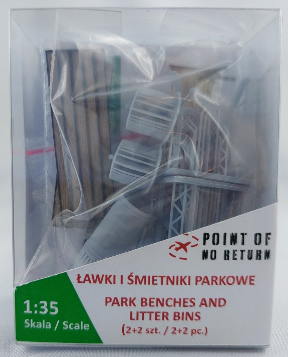 Point of no Return 3522009 Park benches and trash cans 1/35 – image 2