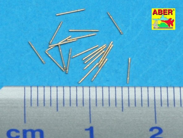 Aber 350L-17 Set of 20 pcs 20 mm L/65 barrels MG C/30 for German ships 1/350 – imagen 2