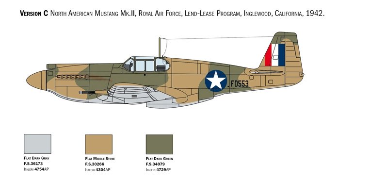 Italeri 1423 P-51A Mustang 1/72 – Bild 8