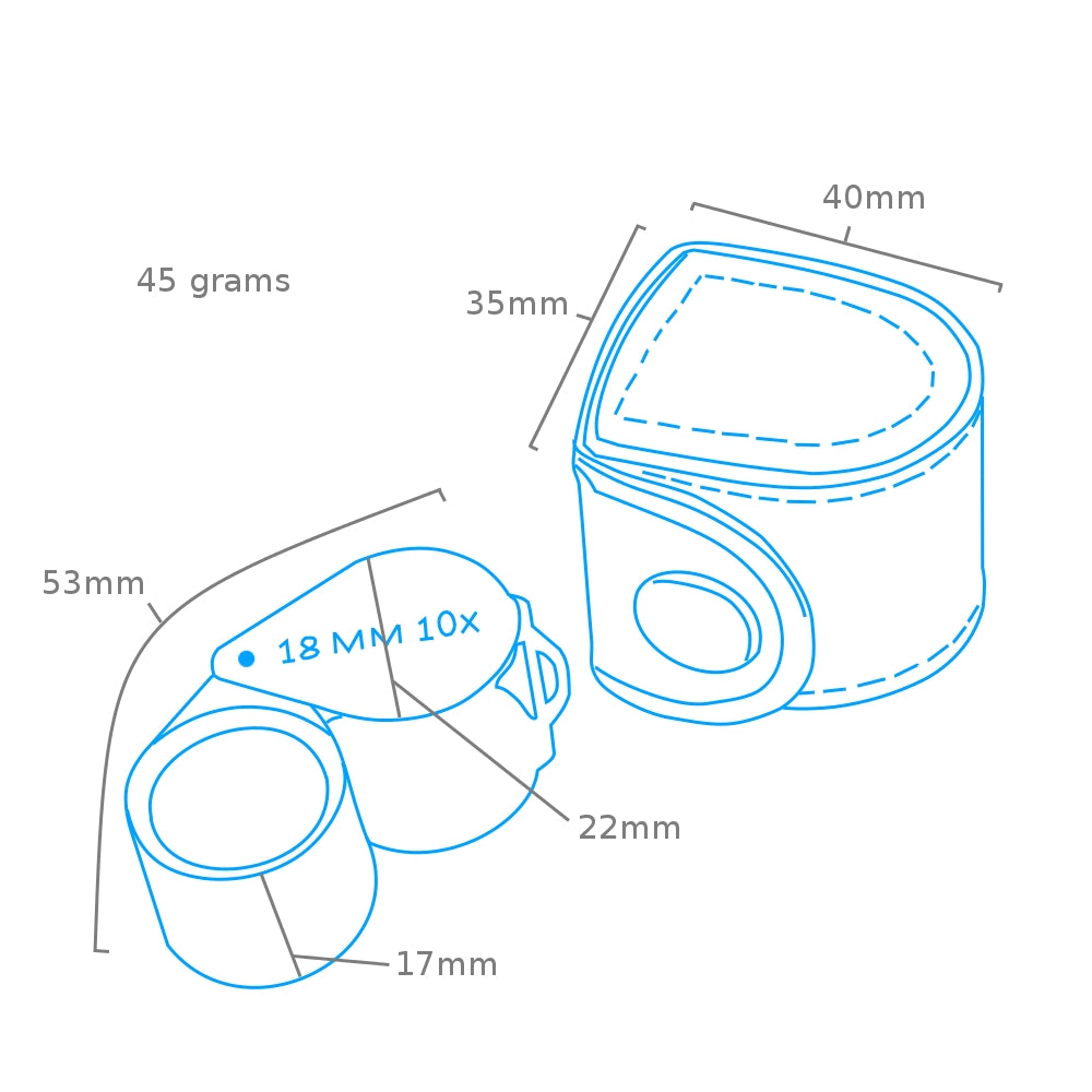 Modelcraft POP1490-B Double Lens Jewelers Loupe – obrázek 2