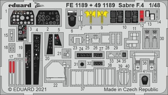 Eduard BIG49295 Saber F.4 AIRFIX 1/48 – Bild 3