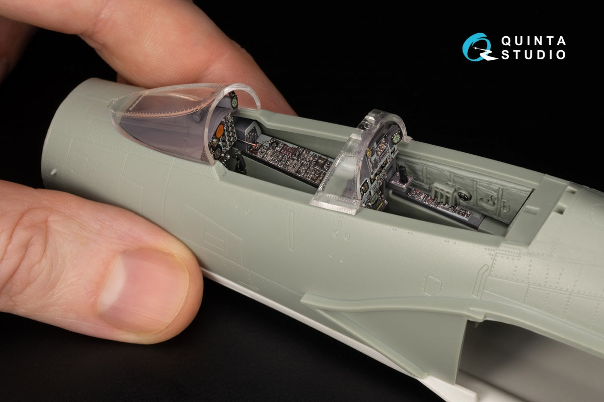 Quinta Studio QDS+48486 F-4N Phantom II 3D-Printed &amp;amp; colored Interior on decal paper (Academy) (Small version) (with 3D-printed resin parts) 1/48 – Bild 14