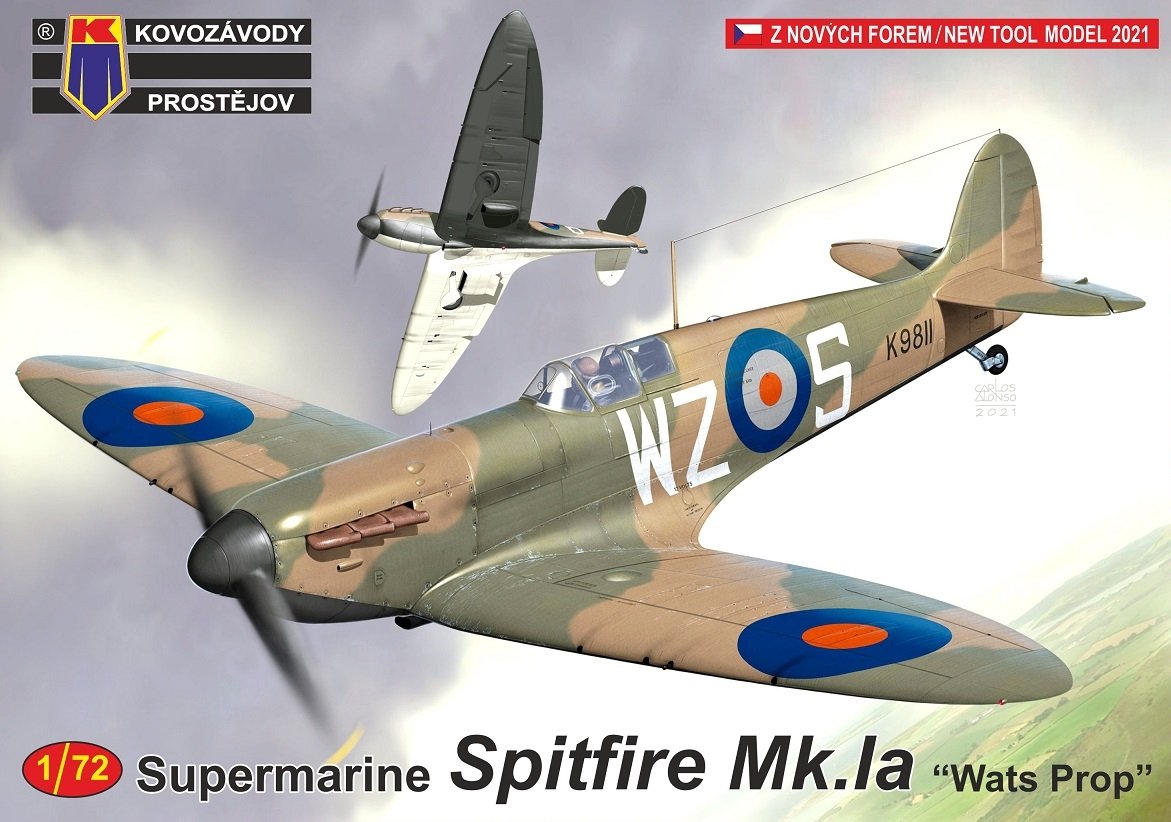 Kovozavody Prostejov KPM0260 Spitfire Mk.Ia “Wats Prop” 1/72