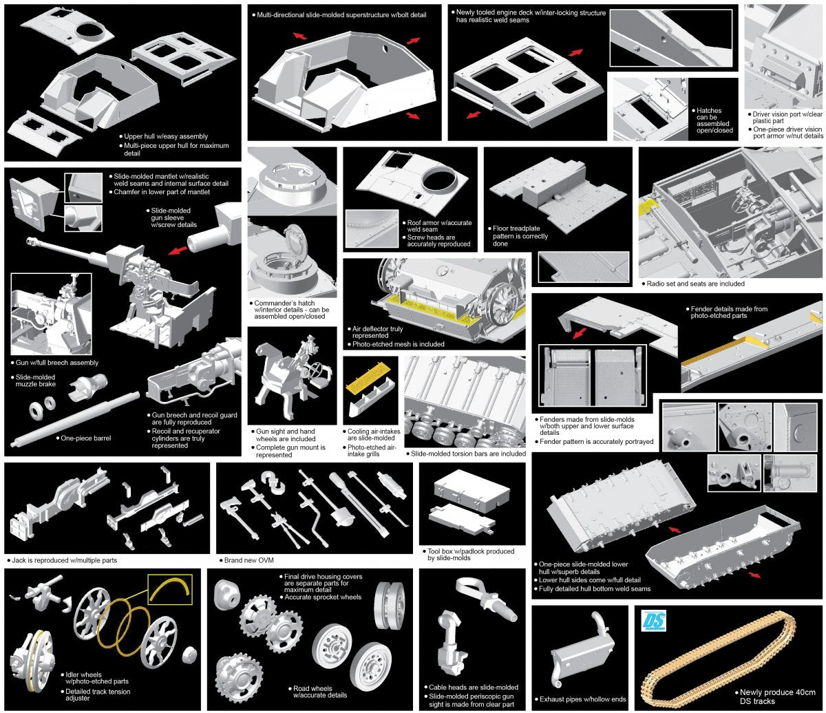 Dragon 6578 StuG.III Ausf.G May 1943 Production mit Schurzen 1/35 – imagen 3