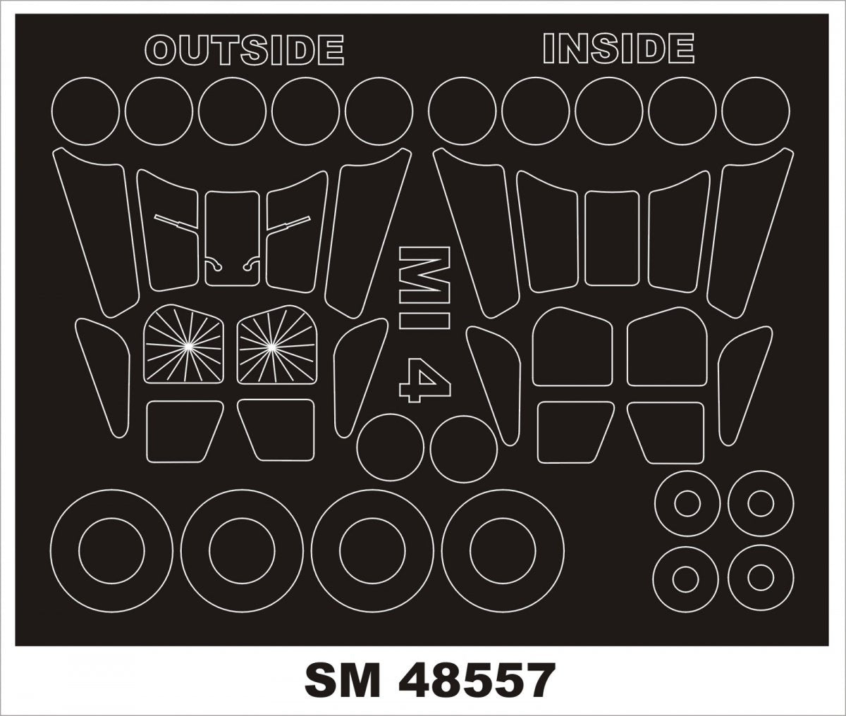 Montex SM48557 Mi-4 for TRUMPETER 1/48