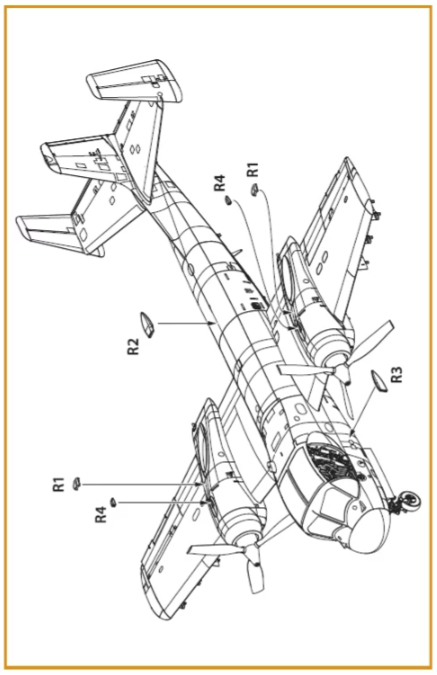 Clear Prop! CPA72048 OV-1 A/B/C/D Mohawk air intakes for CP kit 1/72 – Bild 3