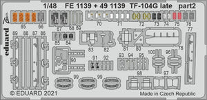 Eduard 491139 TF-104G late for Kinetic Model 1/48 – image 3