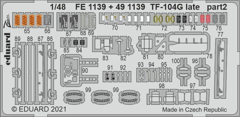 Eduard 491139 TF-104G late for Kinetic Model 1/48 – image 3