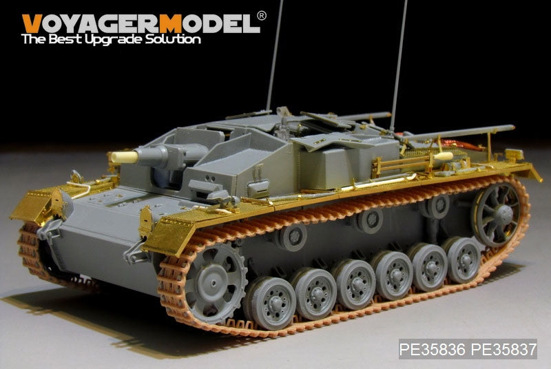 Voyager Model PE35837 WWII German StuG.III Ausf.E fenders For DRAGON 6688 1/35 – image 3