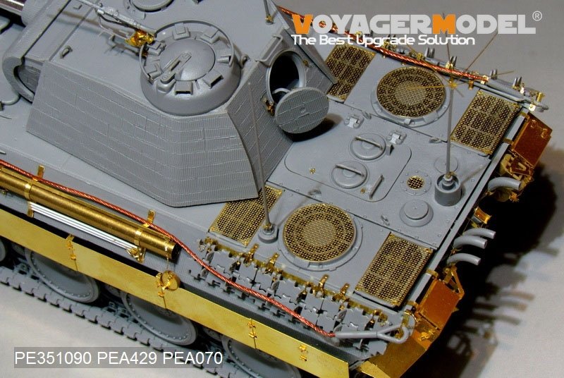 Voyager Model PE351090 WWII German Panther A Mid Version Basic for Dragon 1/35 – Bild 6