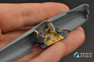 Quinta Studio QD48235 Pfalz D.IIIa 3D-Printed &amp;amp; colored Interior on decal paper (Eduard) 1/48 – immagine 11