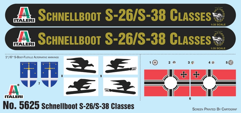 Italeri 5625 SCHNELLBOOT S-26 / S-38 1/35 – immagine 14