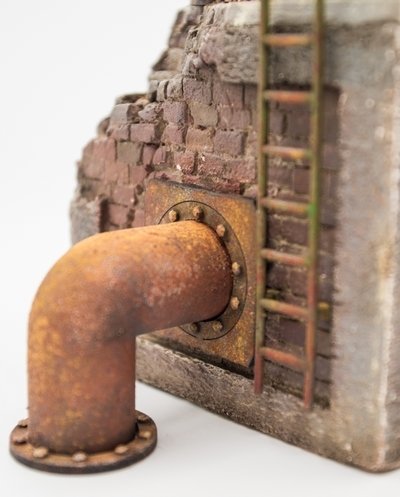 RT-Diorama 35300 Ruined Factory chimney 1/35 – obrázek 7