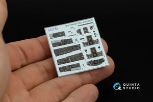 Quinta Studio QD48199 F-104G 3D-Printed &amp;amp; colored Interior on decal paper (Kinetic) 1/48 – image 3