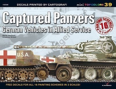 Kagero 15039 Captured Panzers German Vehicles in Allied Service (decal) PL/EN